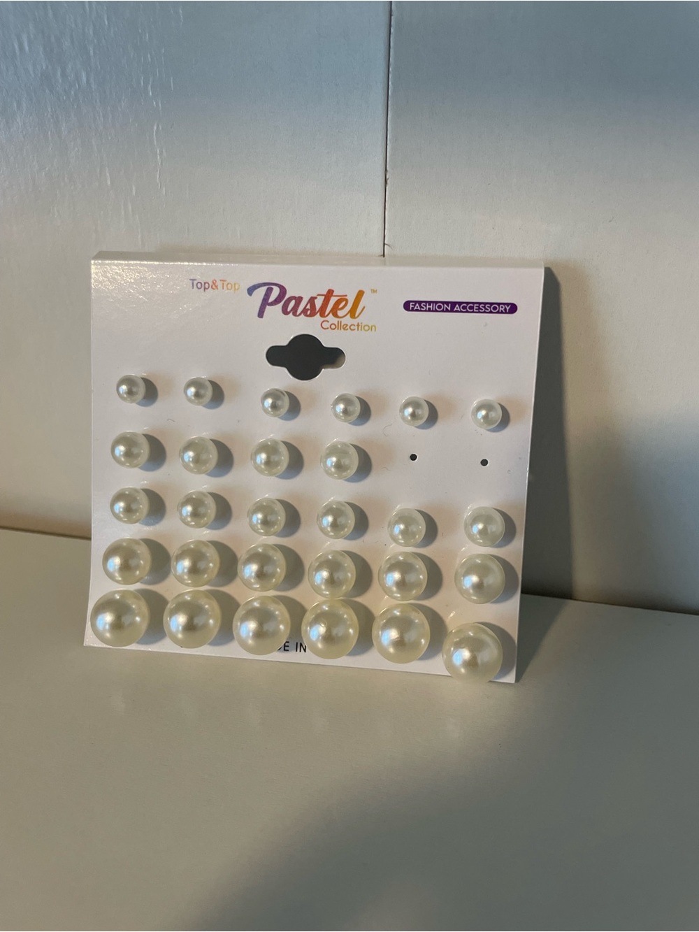 Pearl earring set